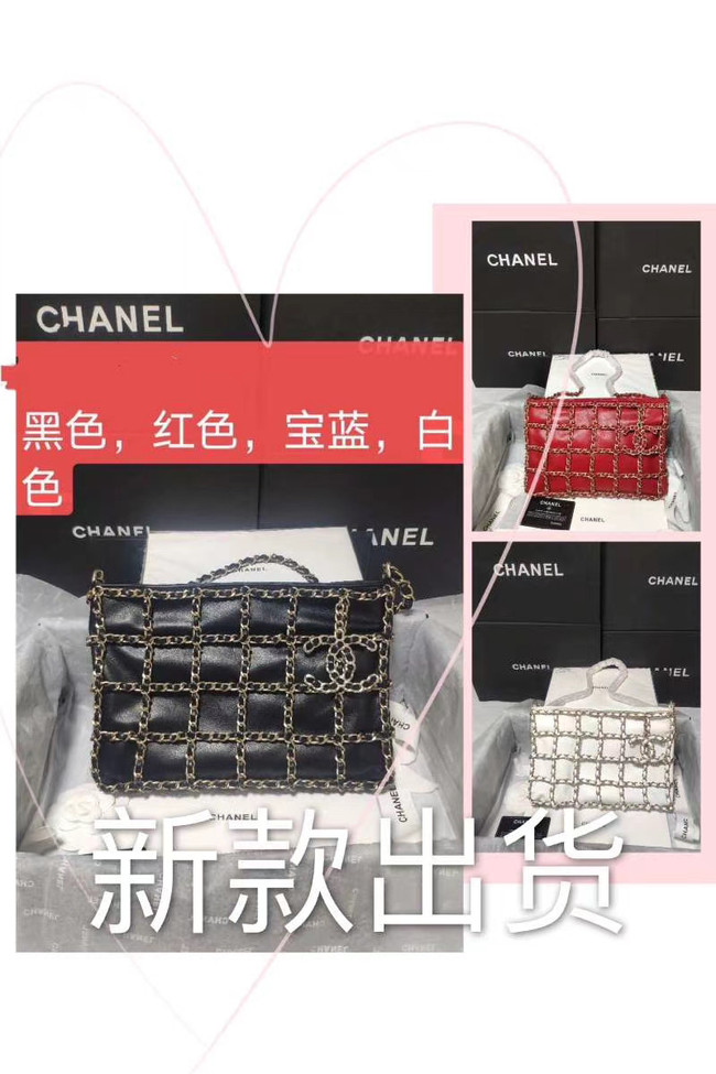 Chanel Original Lambskin Small shopping bag AS1382 black