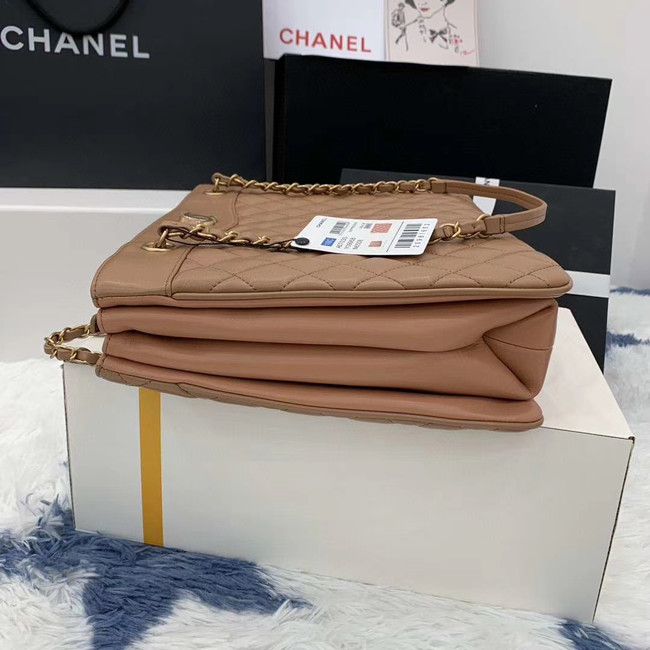 Chanel Original Lather Bag AS2784 apricot