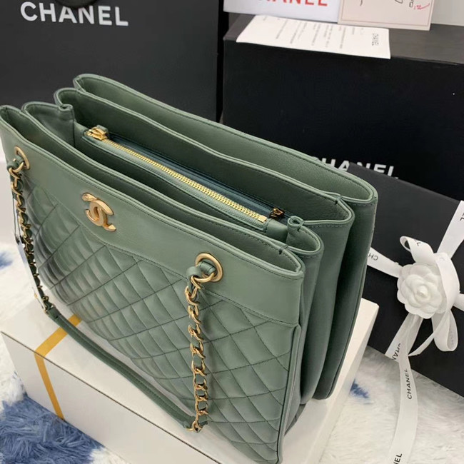 Chanel Original Lather Bag AS2784 green