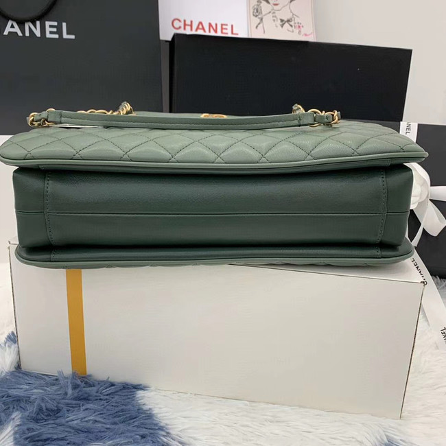 Chanel Original Lather Bag AS2784 green