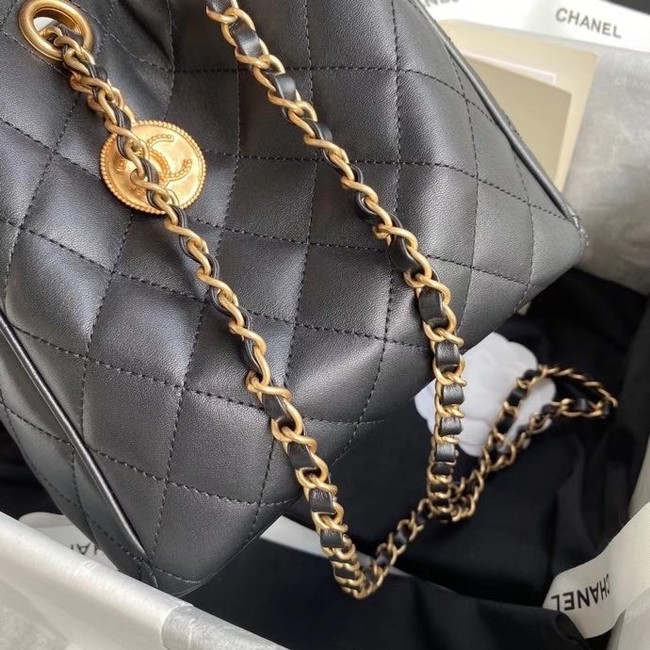 Chanel Original Lather Shopping bag AS1844 black