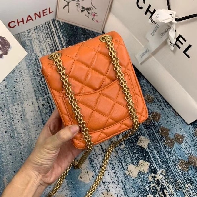 Chanel Small 2.55 Flap Bag AS1961 orange