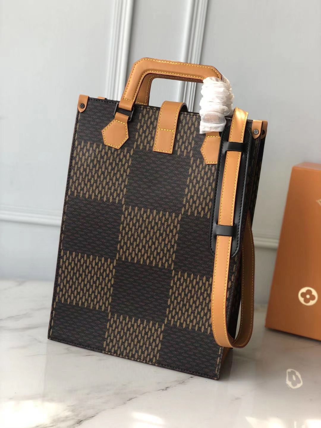 Louis Vuitton Monogram Canvas Onthego Original Leather 45340 40355