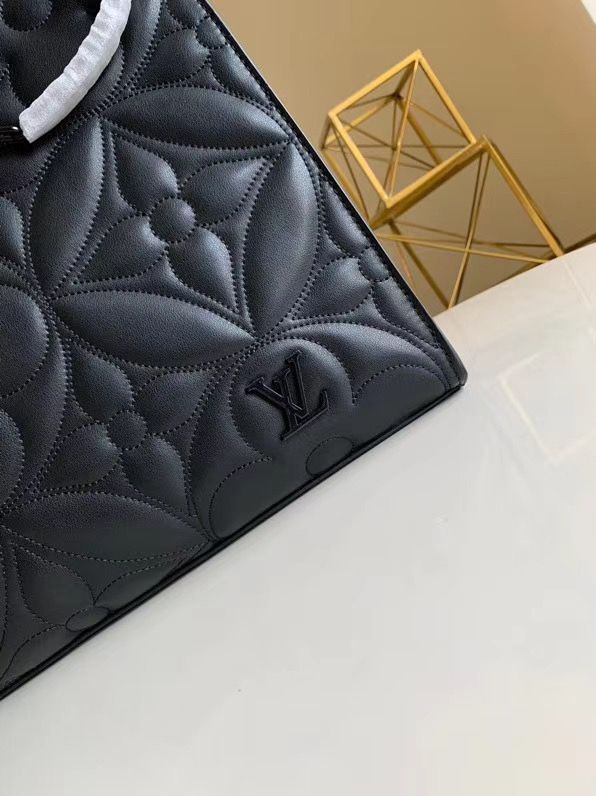 Louis Vuitton ONTHEGO Original Leather Bag M60725 Black