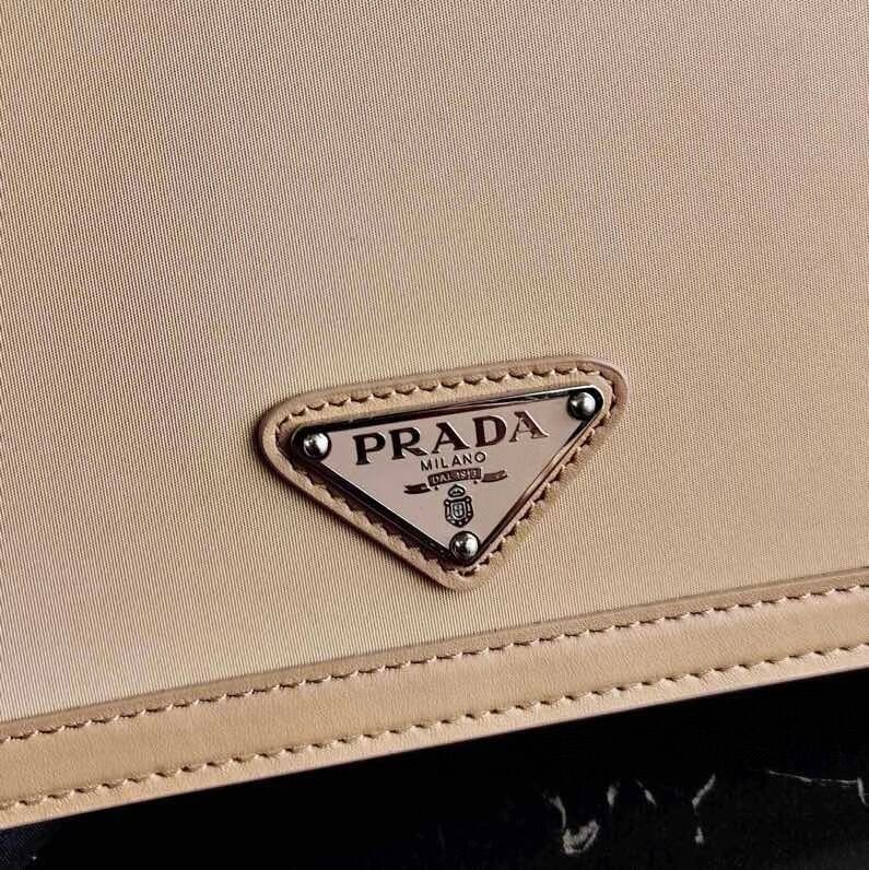 Prada Saffiano leather shoulder bag 2BP019 Biscuits