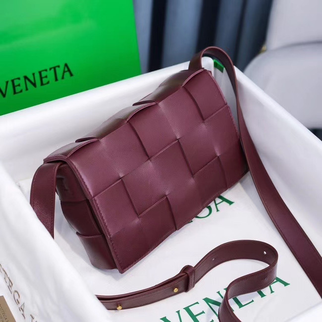 Bottega Veneta BORSA CASSETTE 578004 BORDEAUX