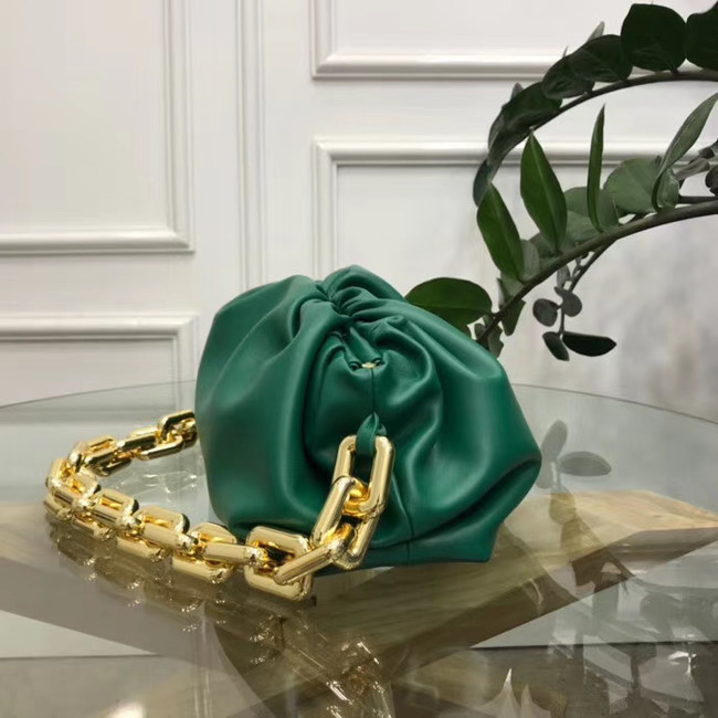 Bottega Veneta THE CHAIN POUCH 620230 blackish green