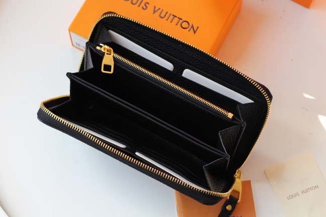 Louis Vuitton Original ZIPPY wallet M69794 black