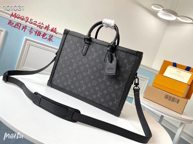 Louis Vuitton SOFT TRUNK briefcase M44952 black