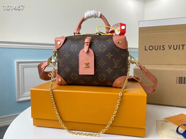 Louis vuitton original leather PETITE MALLE SOUPLE M45531 Peach