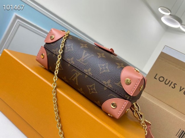 Louis vuitton original leather PETITE MALLE SOUPLE M45531 Peach