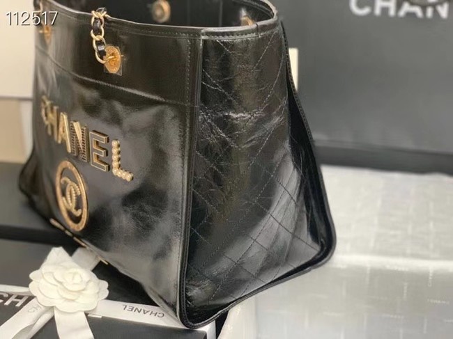 Chanel shopping bag A67001 black