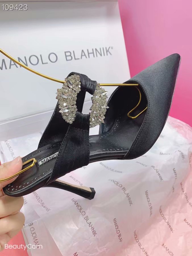 Manolo Blahnik Shoes MB160QG-4 Heel height 8CM