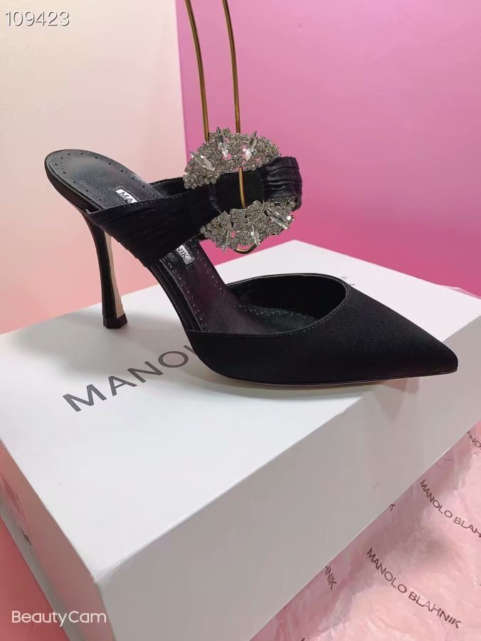 Manolo Blahnik Shoes MB160QG-4 Heel height 8CM