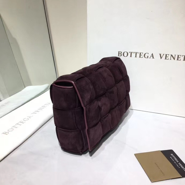 Bottega Veneta PADDED CASSETTE BAG suede 591970 Fondant