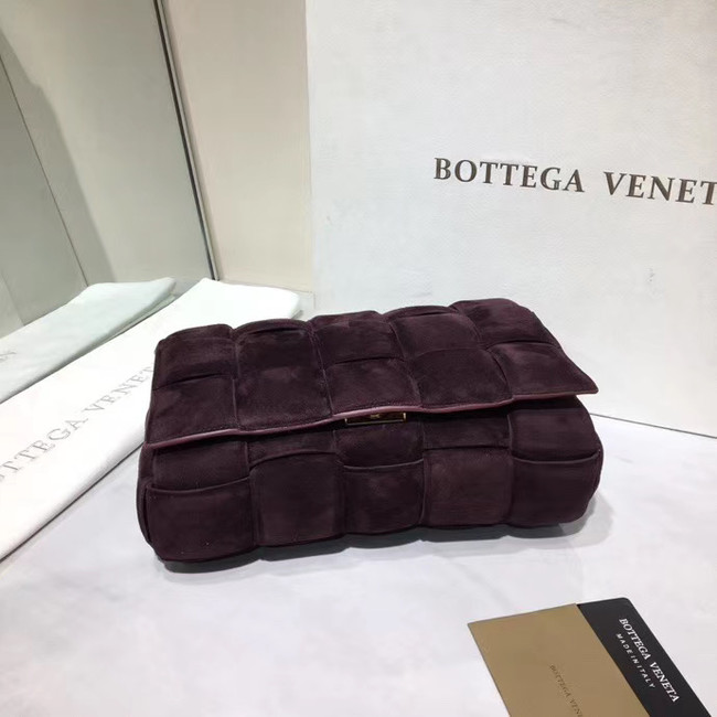 Bottega Veneta PADDED CASSETTE BAG suede 591970 Fondant