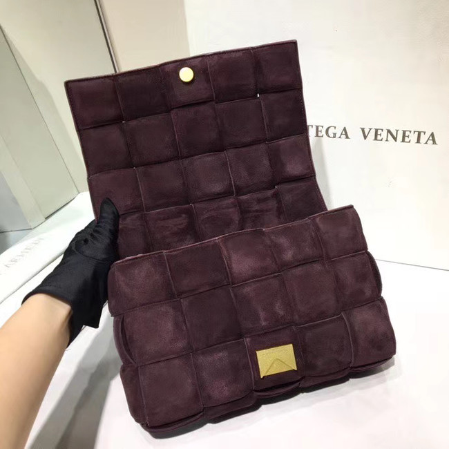 Bottega Veneta PADDED CASSETTE BAG suede 591970 Fondant