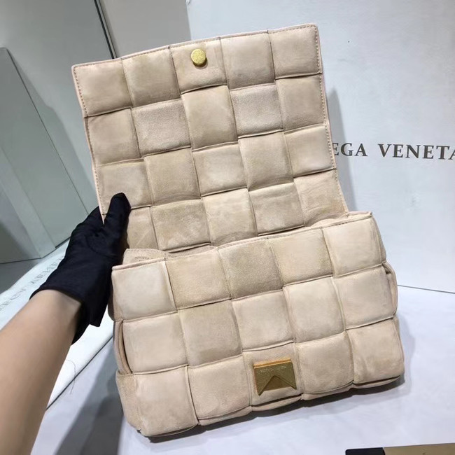 Bottega Veneta PADDED CASSETTE BAG suede 591970 Plaster