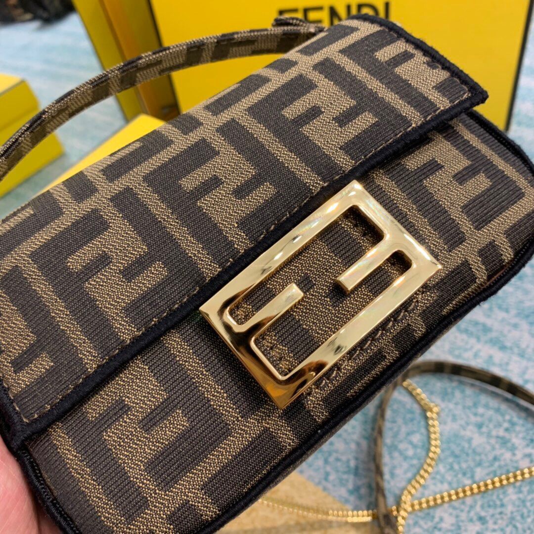 FENDI fabric bag 8BR600 brown