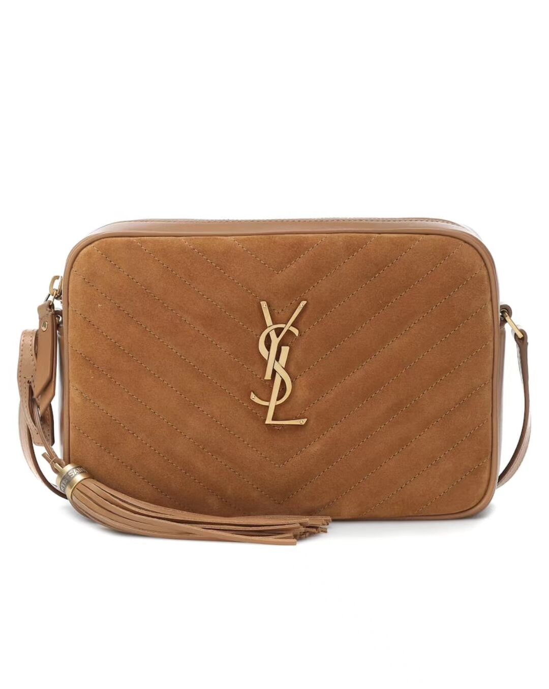 Yves Saint Laurent IN SUEDE AND SMOOTH LEATHER Y520534E Brown