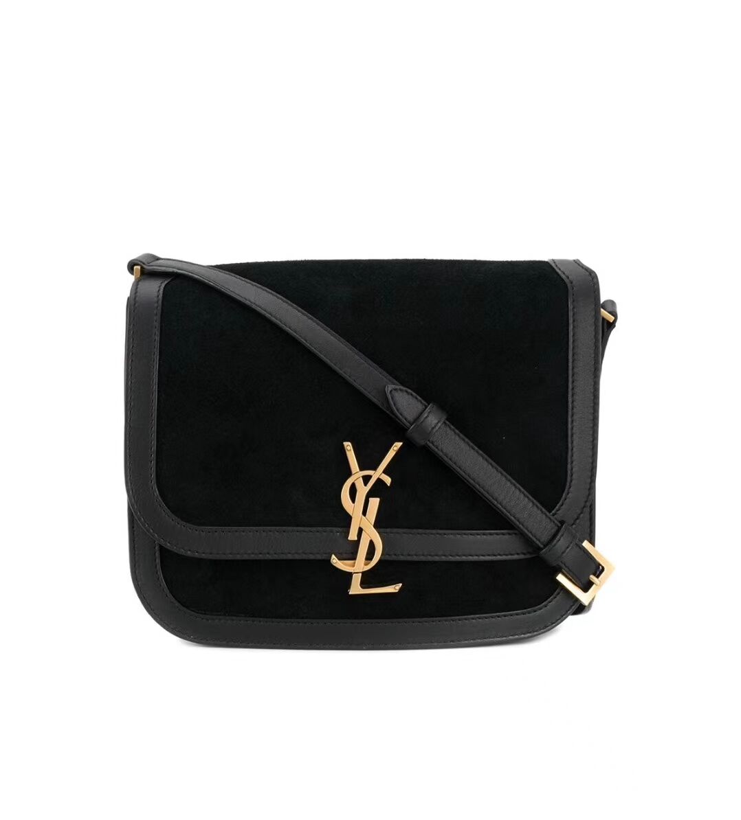 Yves Saint Laurent IN SUEDE AND SMOOTH LEATHER Y535025E Black