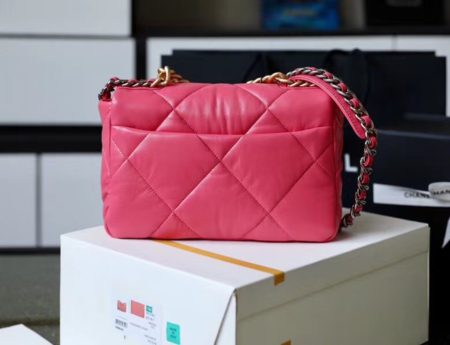 Chanel 19 flap bag AS1161 Coral