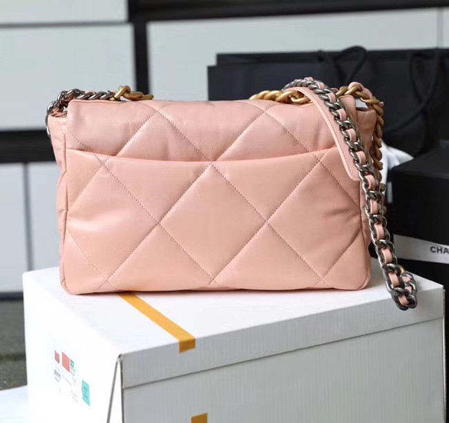 Chanel 19 flap bag AS1161 pink