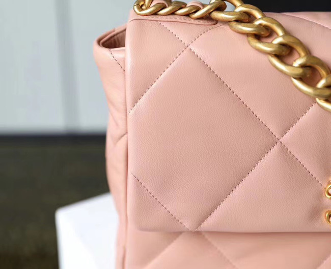 Chanel 19 flap bag AS1161 pink