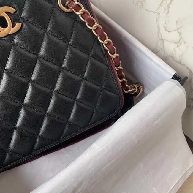 Chanel bucket bag AS2230 Black & Brown