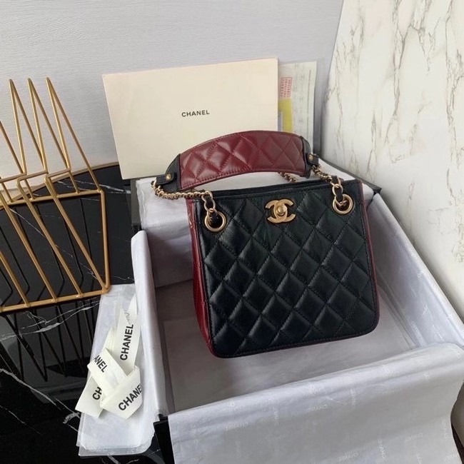 Chanel bucket bag AS2230 Black & Brown