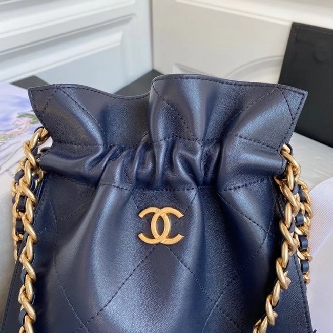 Chanel shopping bag AS2169 Navy Blue