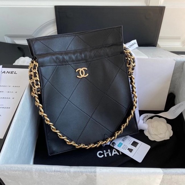 Chanel shopping bag AS2169 black