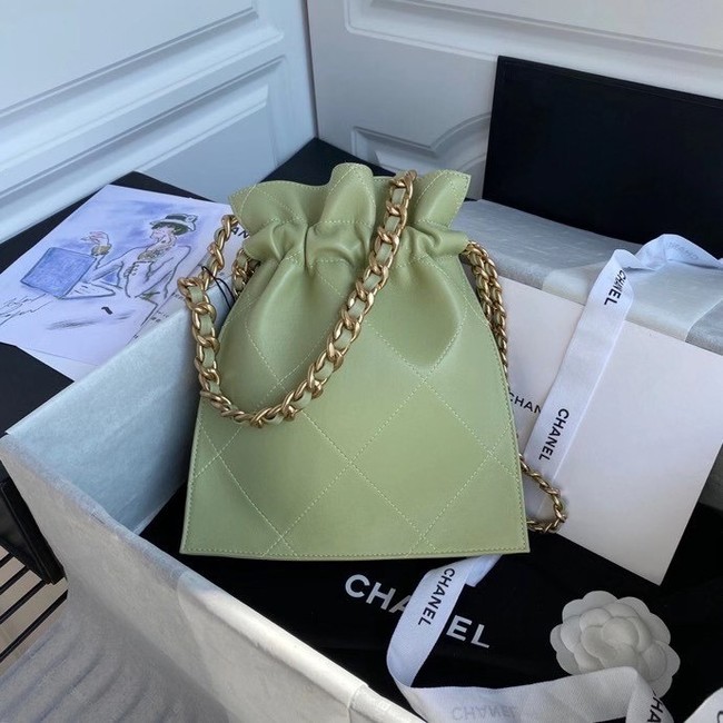 Chanel shopping bag AS2169 green