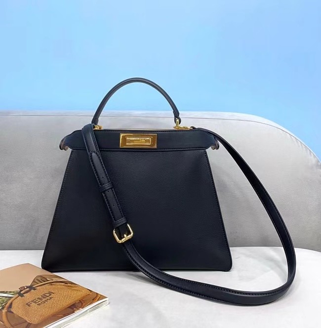 Fendi PEEKABOO ISEEU MEDIUM leather bag 70193 Black