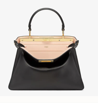 Fendi PEEKABOO ISEEU MEDIUM leather bag 70193 Black