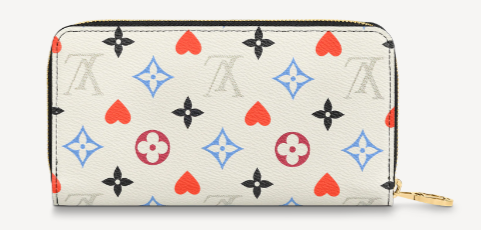 Louis Vuitton GAME ON ZIPPY WALLET M57491 white