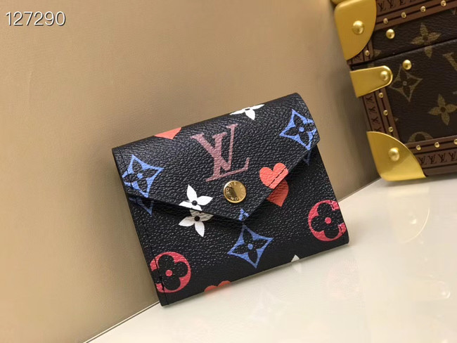 Louis Vuitton GAME ON ZOE WALLET M80278 black