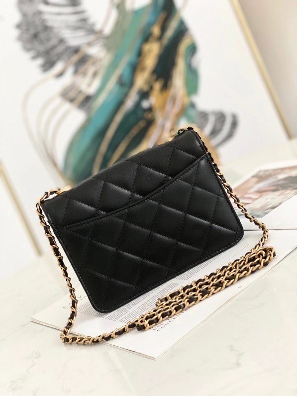 Chanel flap bag AS2259 Black & red