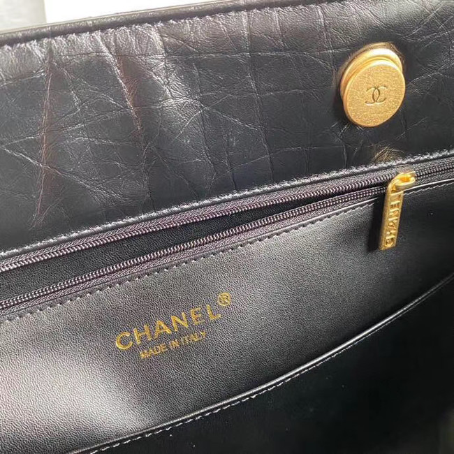 Chanel Original Lather Shopping bag AS6611 black