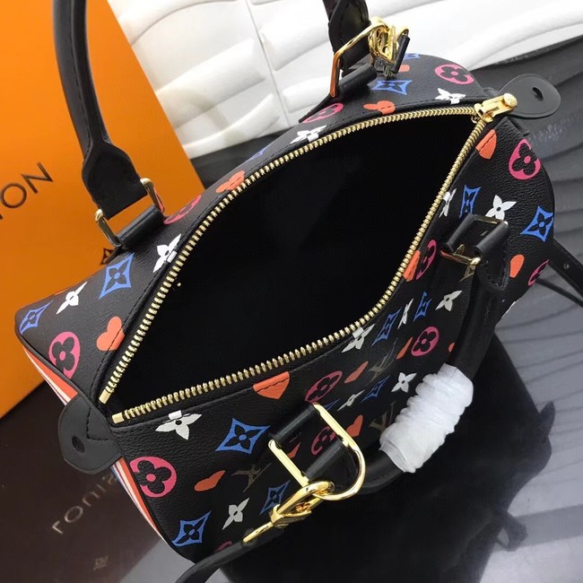 Louis Vuitton GAME ON SPEEDY BANDOULIERE 25 M57466 black