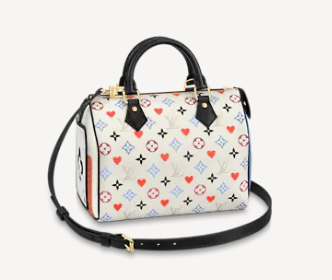 Louis Vuitton GAME ON SPEEDY BANDOULIERE 25 M57466 white