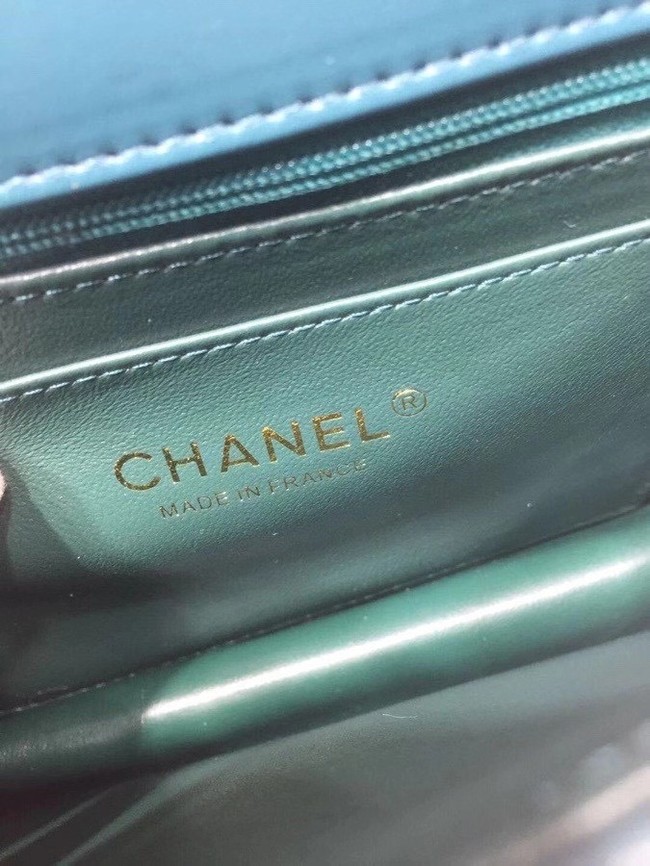 Chanel small tote bag 8817 blue