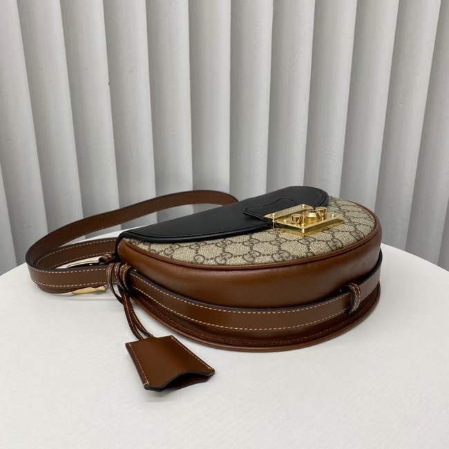 Gucci Padlock small shoulder bag 644524 Brown