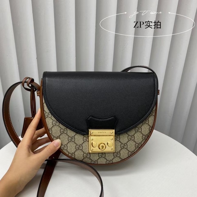 Gucci Padlock small shoulder bag 644524 Brown