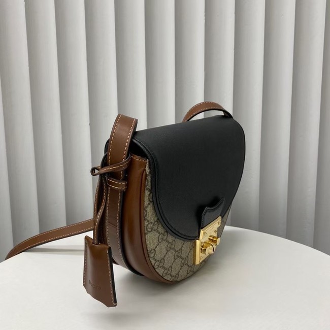 Gucci Padlock small shoulder bag 644524 Brown