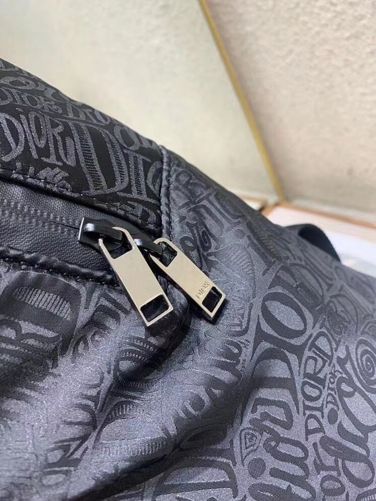 DIORTRAVEL BACKPACK Dior Oblique Technical Jacquard C0064 black