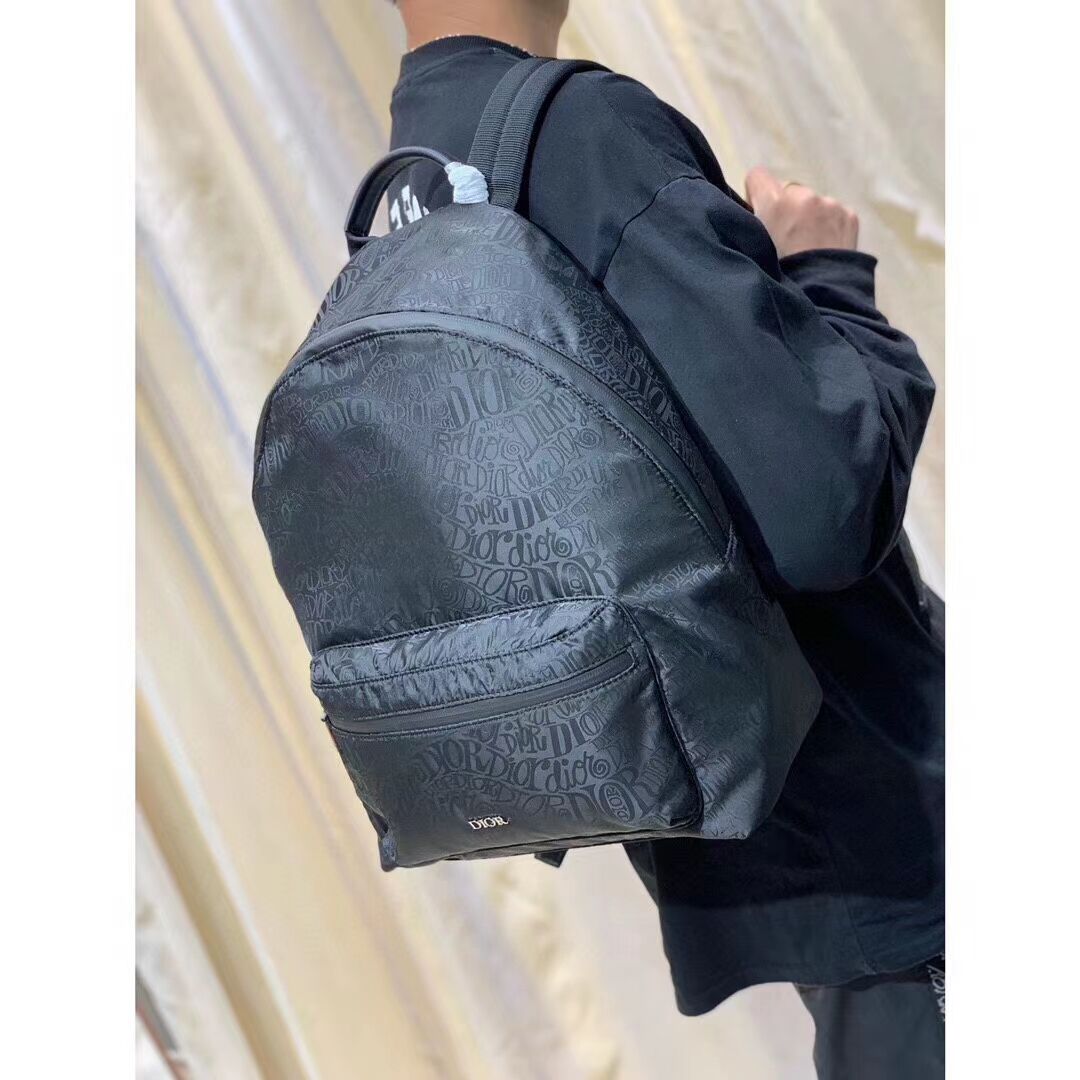 DIORTRAVEL BACKPACK Dior Oblique Technical Jacquard C0064 black