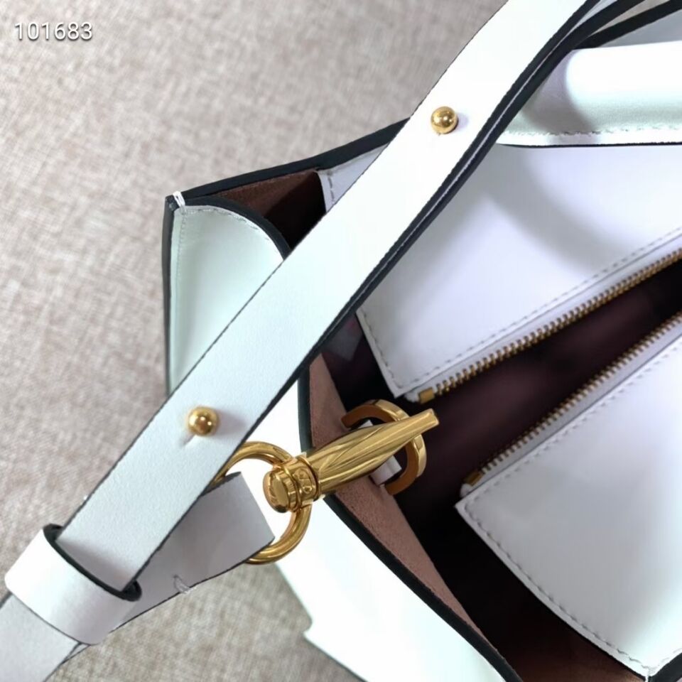 VALENTINO Origianl leather tote V2021 white