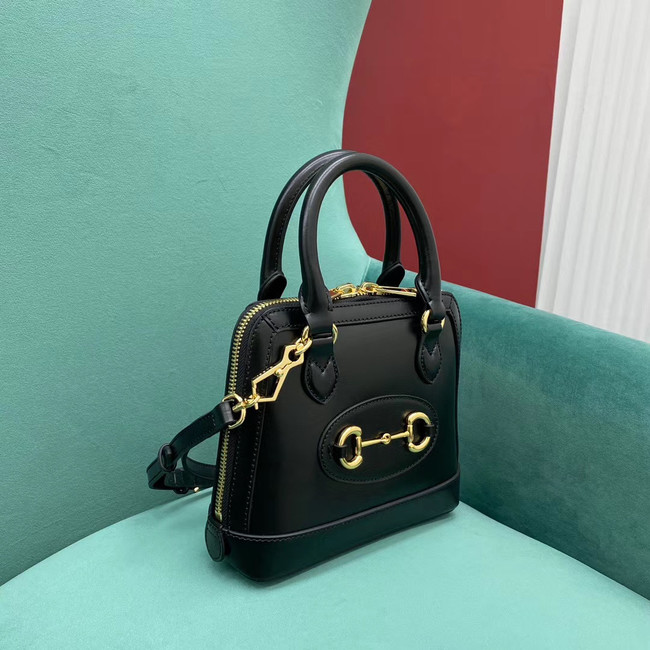 Gucci Horsebit 1955 mini top handle bag 640716 black