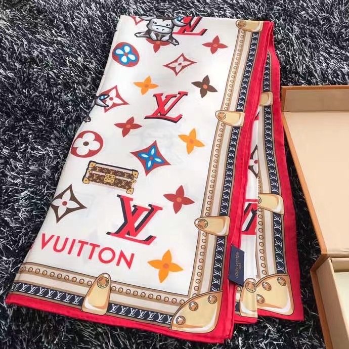 Louis Vuitton silk Scarf 77030-2